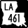 Louisiana Highway 461 marker