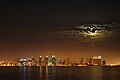 Moon over San Diego, California Photo credit: Rufustelestrat