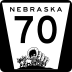 State Highway 70 marker
