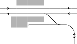 羽衣站配线图（至2009年11月27日为止）