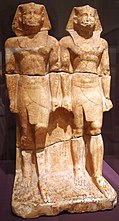 Statue of Nyuserre Ini in his youth and old age