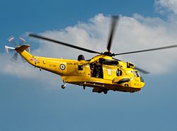 Sea King HAR3 of No. 202 Squadron (E-Flight) based at RAF Leconfield.