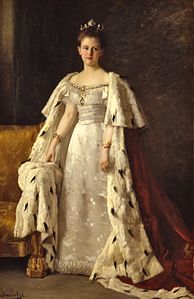 Queen Wilhelmina of the Netherlands by Therese Schwartze (1851–1918)