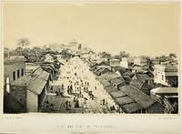 The town and fort of Trichinopoly photographed in 1840