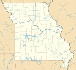 韋蘭鎮區在密蘇里州的位置