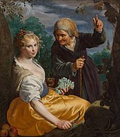 Vertumnus and Pomona, Paulus Moreelse, 1630