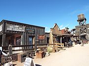 A different view of Goldfield’s Main Street.