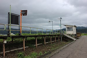 车站入口与月台(2020年7月)