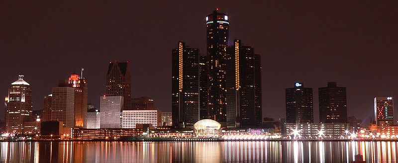 Wikimania 2007 Taipei Bidding Banner, with Night View of the Taipei City