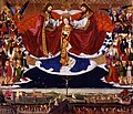 An unusual French Coronation by Enguerrand Quarton, 1454