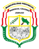 Coat of arms of Mariscal Cáceres