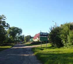Entrance to village