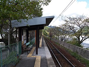 車站月台（2009年10月）