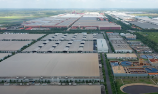 A view of Phuoc Dong industrial park in Tay Ninh