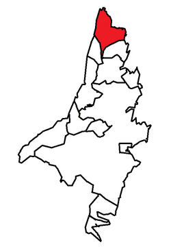 Location of Pouch Cove in the St. John's Metropolitan Area.