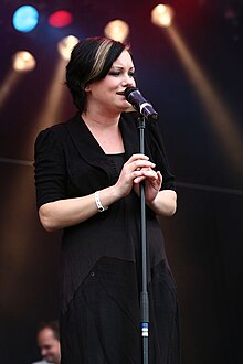 Sara Löfgren during the Stockholm Pride Festival in August 2007