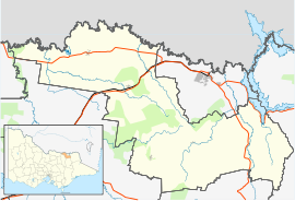 Wahgunyah is located in Shire of Indigo