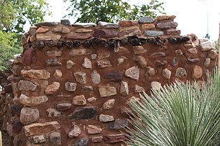 Besh-Ba-Gowah, roof detail, Globe, AZ