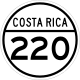 National Secondary Route 220 shield}}