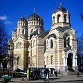 Nativity Cathedral, main Russian Orthodox cathedral of Riga
