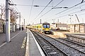 Commuter train arrives from Dublin