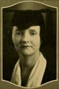 Llerena Friend, graduation photo, University of Texas, 1924