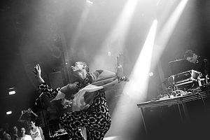 GusGus performing in Aarhus, Denmark 2016
