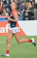 Laura Duryea playing for Melbourne in 2017