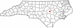 Location of Pine Level, North Carolina