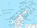 Locator (basemap) for the Palmer Archipelago, centered near 65°00′S 64°00′W