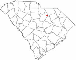 Location of Bethune, South Carolina