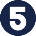 TV5's sixth logo from 2019-2024