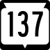 State Trunk Highway 137 marker