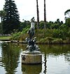 Fountain in the main pond of the Garden