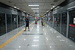 Full-height platform screen doors in Seoul Subway Line 9 Gayang Station