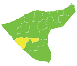 Al-Arishah Subdistrict in Syria