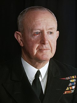 Cunningham posing in military gear