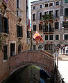 Private bridge of the palais Pisani over the rio della Panada
