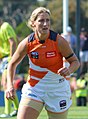 Cora Staunton playing for Greater Western Sydney in 2018