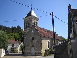 The church of Essert in Lucy-sur-Cure