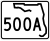 State Road 500A marker