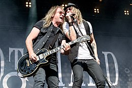 Gotthard performing in 2016