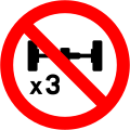 RUS 046 Prohibited Number of Axles