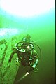 Kiss rebreather testing on HMCS Saskatechewan