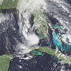 Tropical Storm Marco over the Florida Keys on October 10, 1990