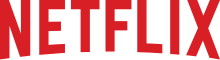 Logo for the Netflix service.