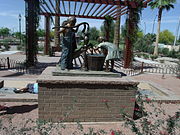 The location of the original 1889 Peoria Town Well .