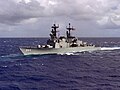 USS Leftwich in the Pacific Ocean on 16 December 1988
