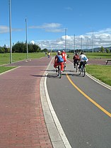 Bikeway in Bogotá, Colombia