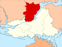 贝里斯拉夫区在赫尔松州的位置